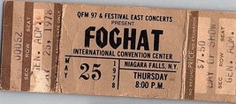 Foghat Concert Ticket Stub May 25 1978 Niagara Falls New York - $34.64