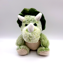 Best Made Toys Triceritops Plush Dinosaur 11&quot; Clean Sanitized Green Eyes... - $15.62