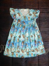 NEW Boutique Princess Moana Girls Sleeveless Dress - £10.83 GBP