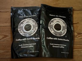 2 pk Maximal Coffee Co Coffee w/some Muscle Vit D Zinc Electrolytes Dk R... - $739.61 MXN