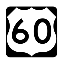 US Route 60 Sticker R1920 Highway Sign Road Sign - $1.45+