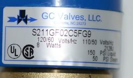 GC Valves S211GF02C5FG9 Brass Solenoid Valve 1 Inch NPT 2 Way NC image 3