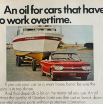 1968 Quaker State Motor Oil Advertisement Automobilia Pure Pennsylvania ... - $557.00 MXN