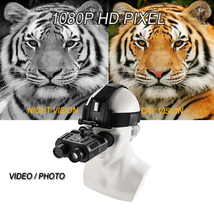 Helmet Infrared Night Vision Device Binoculars 3D Night Vision Video Camera for - £238.38 GBP