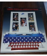 USBWA Nike All American Team Basketball Poster 1980s 24” X 20” Vintage NIke Orig - $852.01 MXN