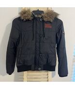 ✨Harley Davidson Women’s Puffer Jacket With Faux Fur Detachable Fur Size S️ - €94,57 EUR