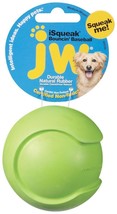 JW Pet iSqueak Bouncin&#39; Dog Toy Baseball Assorted 1ea/MD - £6.29 GBP