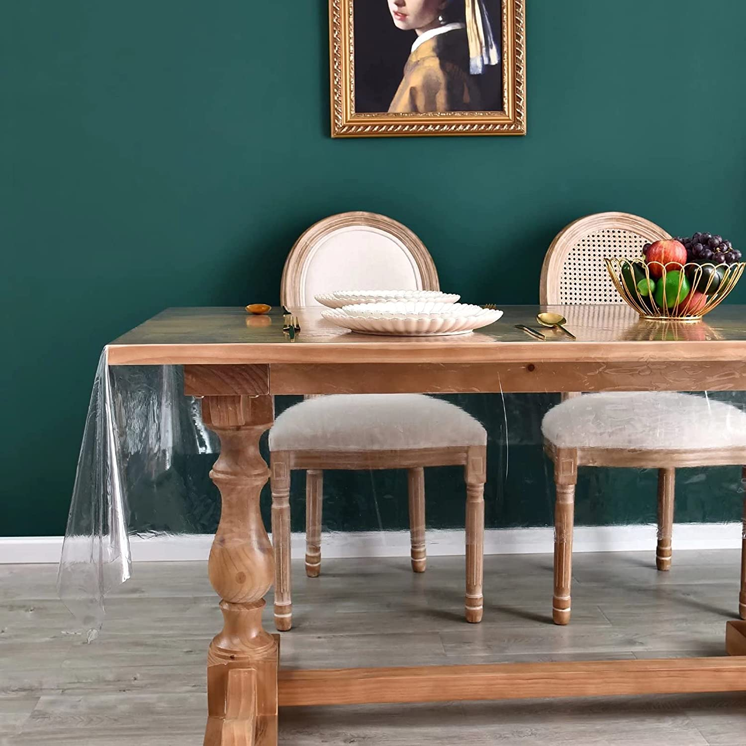 Multipurpose Vinyl Clear Heavy Duty Transparent Tablecloth Protector ROUND  - $30.99+