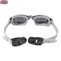 Swim Goggles, Anti Fog, UV Glasses with strap clip for adults, men, women junior - £10.94 GBP