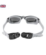 Swim Goggles, Anti Fog, UV Glasses with strap clip for adults, men, wome... - £11.15 GBP