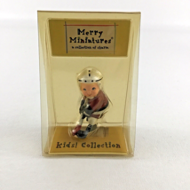 Hallmark Merry Miniatures Blade Mini Figure Hockey Player Vintage 2001 C... - £11.39 GBP