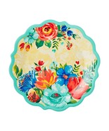 Four (4) Pioneer Woman ~ Delaney ~ Green ~ 10.7&quot; Dia ~ Melamine ~ Dinner... - $49.61 CAD