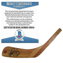 Martin Gelinas Calgary Flames Auto Hockey Stick Beckett Autograph COA Proof - £99.48 GBP
