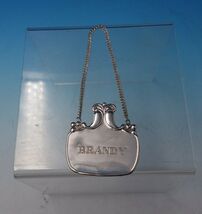 Sterling Silver Liquor Label &quot;Brandy&quot; with Leaf and Berry Motif #353 (#5... - $88.11