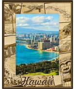 Hawaii Laser Engraved Wood Picture Frame Portrait (8 x 10) - €46,09 EUR