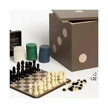 Studio Mercantile - 5 in 1 Backgammon, checkers, chess, dice, cards, and poker  - £15.72 GBP