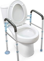 Oasisspace Stand Alone Toilet Safety Rail - Heavy Duty Medical, Fit Any Toilet - £53.92 GBP