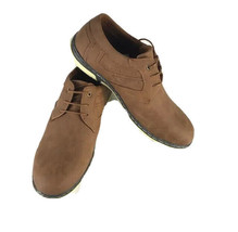 Scans Men&#39;s Casual Tan Shoes with Tan Gray Stitching Rubber Soles Sizes ... - $47.49