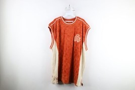 Vintage Akademiks Streetwear Mens XL Distressed Baggy Velour Basketball Jersey - £48.06 GBP