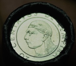 Gem Unc Original Roll (50) Honduras 2016 20 Centavo Coins~Chief Lempira~Free Shi - £31.24 GBP
