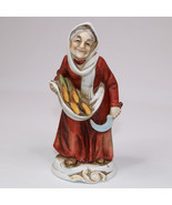 Vintage Napcoware Woman With Corn And Sickle Dress And Scarf 6 1/2 Inche... - €9,95 EUR