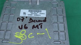 06 Honda Accord v6 MT ECU ECM Eng Control Module & Ignition Switch 37820-RCA-A35 image 4