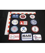 firefighting rescue fire department vintage patch set - $482.32 MXN