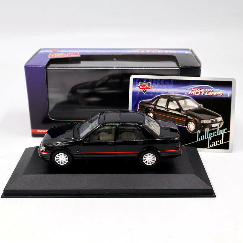 1:43 Corgi LEDO Vanguards Ford Sierra Sapphire GLS Diecast Toys Car Model Black- - £22.80 GBP