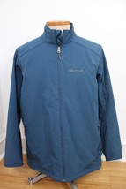 Marmot XL Blue Softshell Full Zip Jacket Fleece Lining - £17.08 GBP