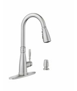Moen Boman Pulldown Spot Resist Stainless Kitchen Faucet 87162SRS - $187.11