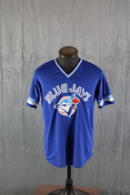Toronto Blue Jays Jersey (VTG) - Batting Shirt by Ravens Knit - Men&#39;s XL - $75.00