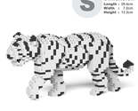 White Tiger Sculptures (JEKCA Lego Brick) DIY Kit - $66.00