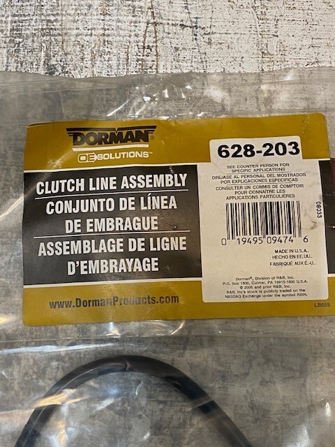 Dorman Clutch Hydraulic Line Assembly 628-203 Item image 2