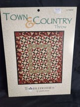 Thimbleberries Quilt Pattern: Beautiful &quot;Town &amp; Country Throw&quot; - $5.70