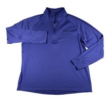 Under Armour Mens XL Purple Tech 1/2 Zip Pullover Long Sleeve Lightweigh... - £13.89 GBP