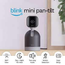 This Black Blink Mini Pan-Tilt Camera Rotates Indoors And Is A Plug-In S... - $48.40