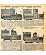 1901 Bedroom Sets &amp; Suites Reproduction  Advertisement Sears Furniture D... - $458.41 MXN
