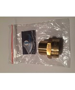 Metric BSP G 1/2&quot; Male to NPT 1/2&quot; Female Pipe Fitting Brass Adapter - L... - $19.46 CAD
