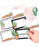Cactus Name Tag Stickers | Set of 56 | Classroom Supplies - $16.28 CAD