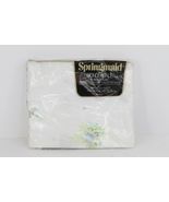 NOS Vtg 70s Springmaid No Iron Percale Wondercale Floral Twin Fitted She... - $816.31 MXN