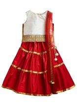 lehenga choli for kids girls dress Soft Breathable Fabric readymade stiched - £40.90 GBP