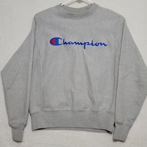 Vintage Champion Reverse Weave Men’s Sweatshirt Sz Small Crewneck Gray - £55.98 GBP