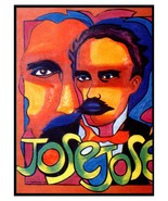 3125.Jose Marti painting History 18x24 Poster.Cuban Decorative Art.Inter... - £22.38 GBP