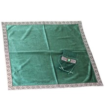 Altar Tarot Cloth Velvet Tarot Cards Tablecloth with Bag Oracle Divination Playi - £91.00 GBP