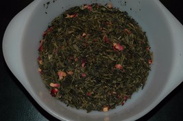 Cherry green loose leaf tea  30 count  bag fresh - £13.29 GBP