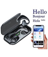 Bluetooth Translator Earbuds 144 Language Two Way Real Time Smart Transl... - £18.76 GBP