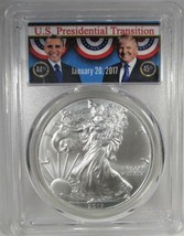 2017 Silver Eagle Trump Presidential Transition PCGS MS70 1st Strike AJ674 - £232.58 GBP