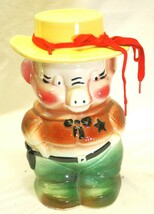 Robinson Ransbottom Cookie Jar Sheriff Pig Roseville RRP Co. No. 363 - $207.46 CAD