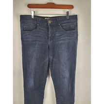 Democracy &quot;Ab Solution&quot; Jeans 12 Womens Dark Wash Skinny Leg Mid Rise Bottoms - £17.56 GBP