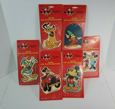 1980&#39;s Vintage Walt Disney Fantasia Mickey Mouse &amp; Pluto Car Air Freshener Lot 6 - $69.29